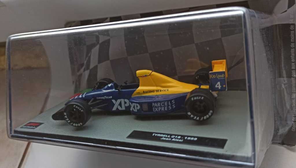 Macheta Tyrrell 018 Jean Alesi Formula 1 1989 - IXO/Altaya 1/43 F1