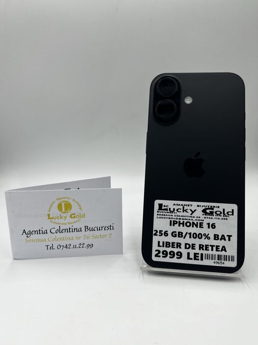 Iphone 16 256Gb/100% Baterie Garantie! #49654