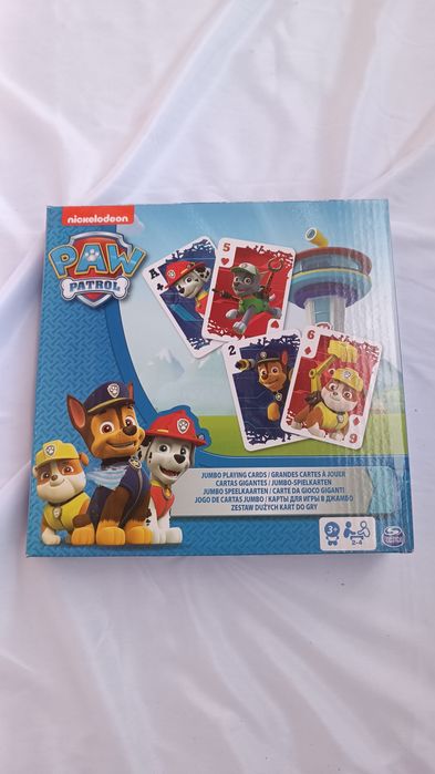 Paw Patrol – Jumbo карти за игра