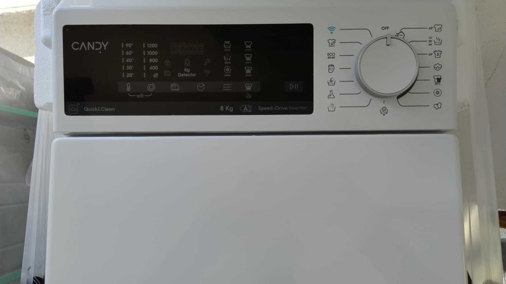 А+++ Пералня машина с горно зареждане Candy 8 кг 1200 об/мин ProWash