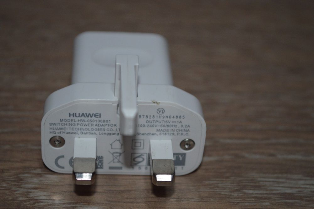 Incarcator original Huawei 1A, telefon mobil/tableta/altele, priza UK