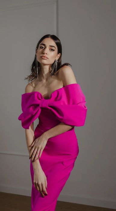 Rochie fuchsia S