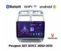 Android 12 мултимедия за Peugeot 307 307CC 2002-2013 HD 9 инча CarPlay