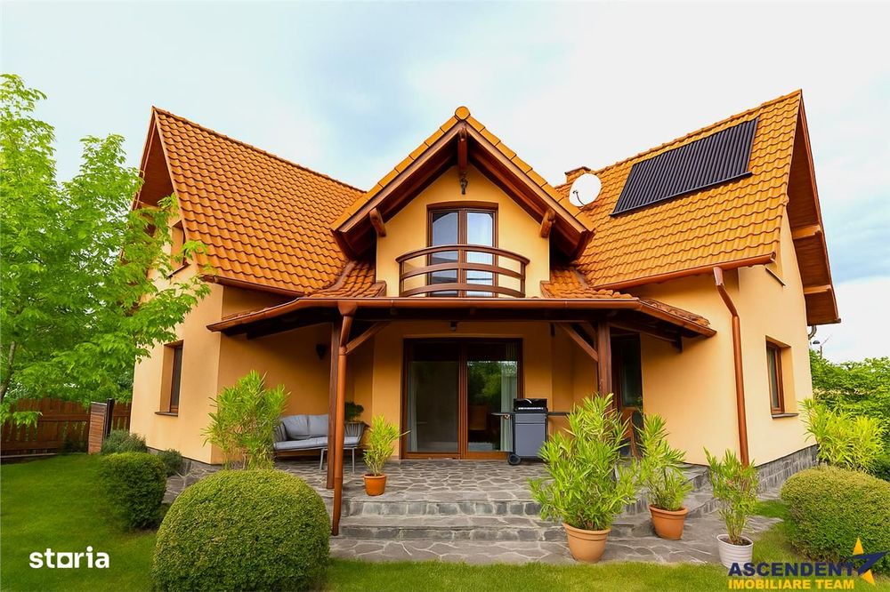 FILM! Casa distincta,P+M,5 camere,garaj dublu,sauna,ciubar:confort si