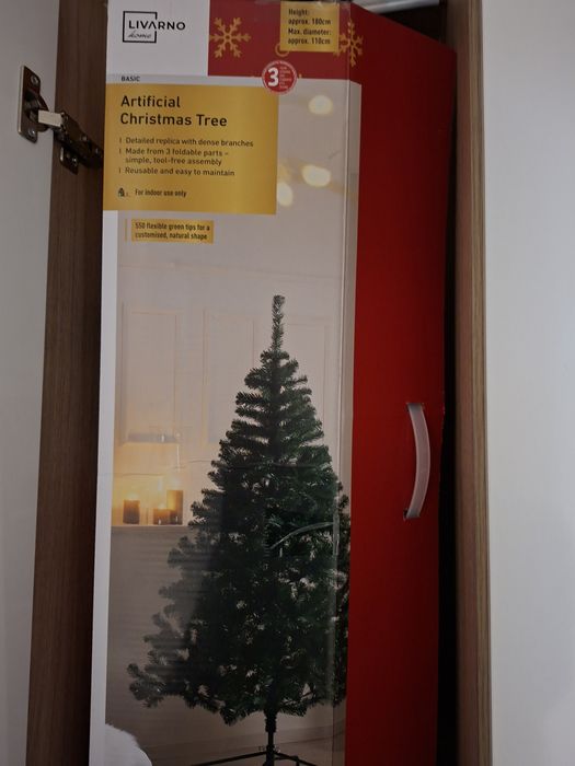 Коледна изкуствена елха 180см