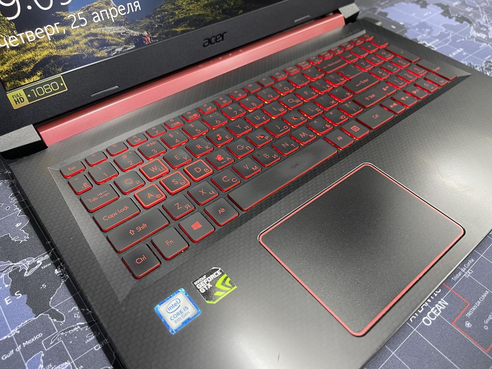 Игровой Ноутбук Acer Nitro5-Core i5-8300H/8Gb/SSD512GB/GTX1040-4GB