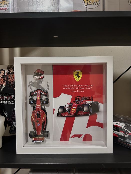 Уникални арт рамки с метални модели коли - 1:64 / 1:43 / 1:24