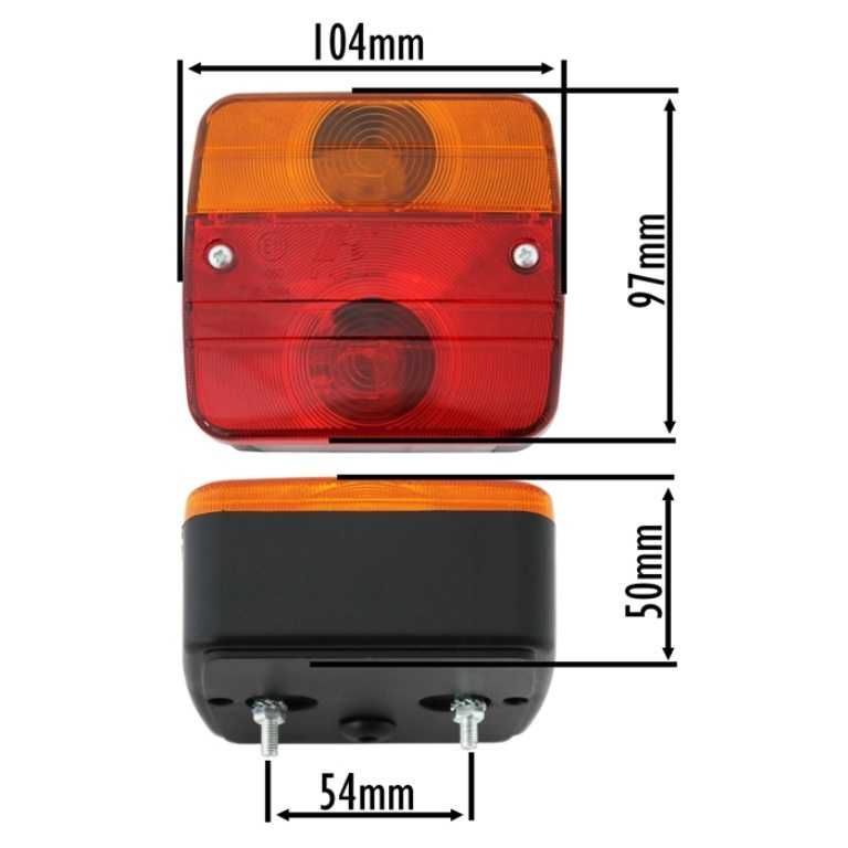 Комплект 2бр. Cтопове за Ремарке и Каравана - 12V/24V