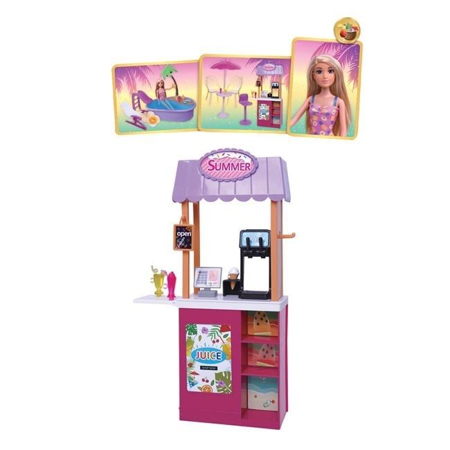 Кукла с басейн,плажен бар,шезлонг и аксесоари