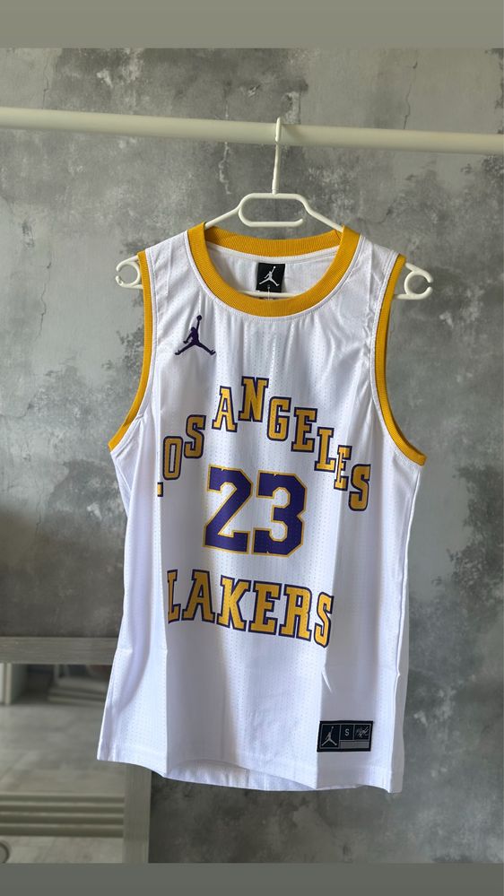 Maieu Lakers Nike Jordan NBA maiou baschet