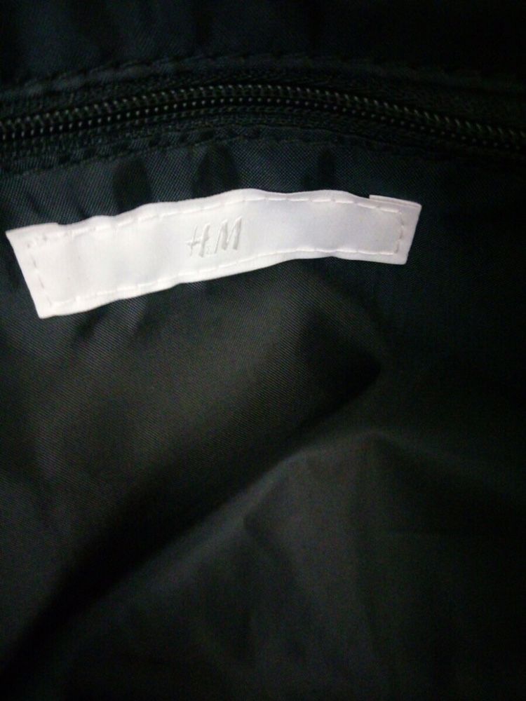 Дамска кафява кожена чанта H&M