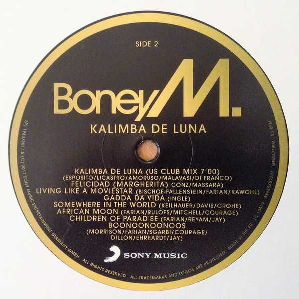 Пластинка винил Boney M. ‎– Kalimba De Luna