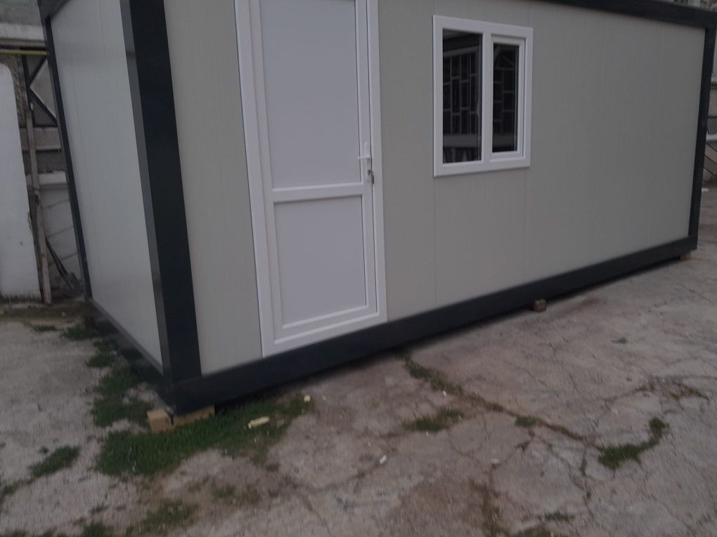 Vând container modular,  birou, grup sanitar, vestiar, vitrina