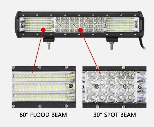 Led Bar 390w, 39000 LM, 12-24V, Suporti +kit cablaj TRANSPORT 0