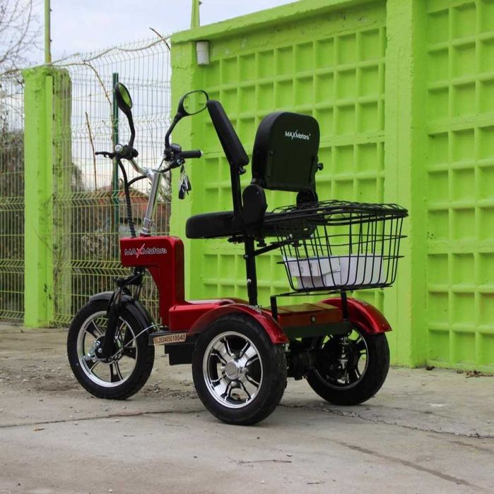 Електрическа  Триколка A6 LUX+ 1000W RED