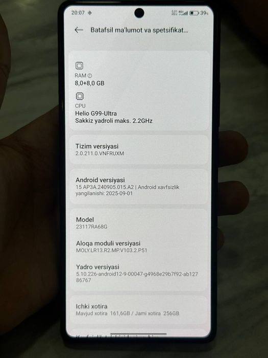 Redmi note 13 pro 8+8/256gb karobka dakumenti bor