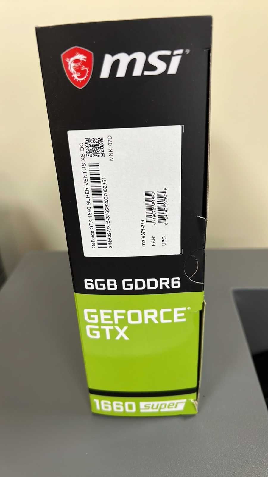 Продавам геймърска карта- GeForce GTX 1660 SUPER™ VENTUS XS OC