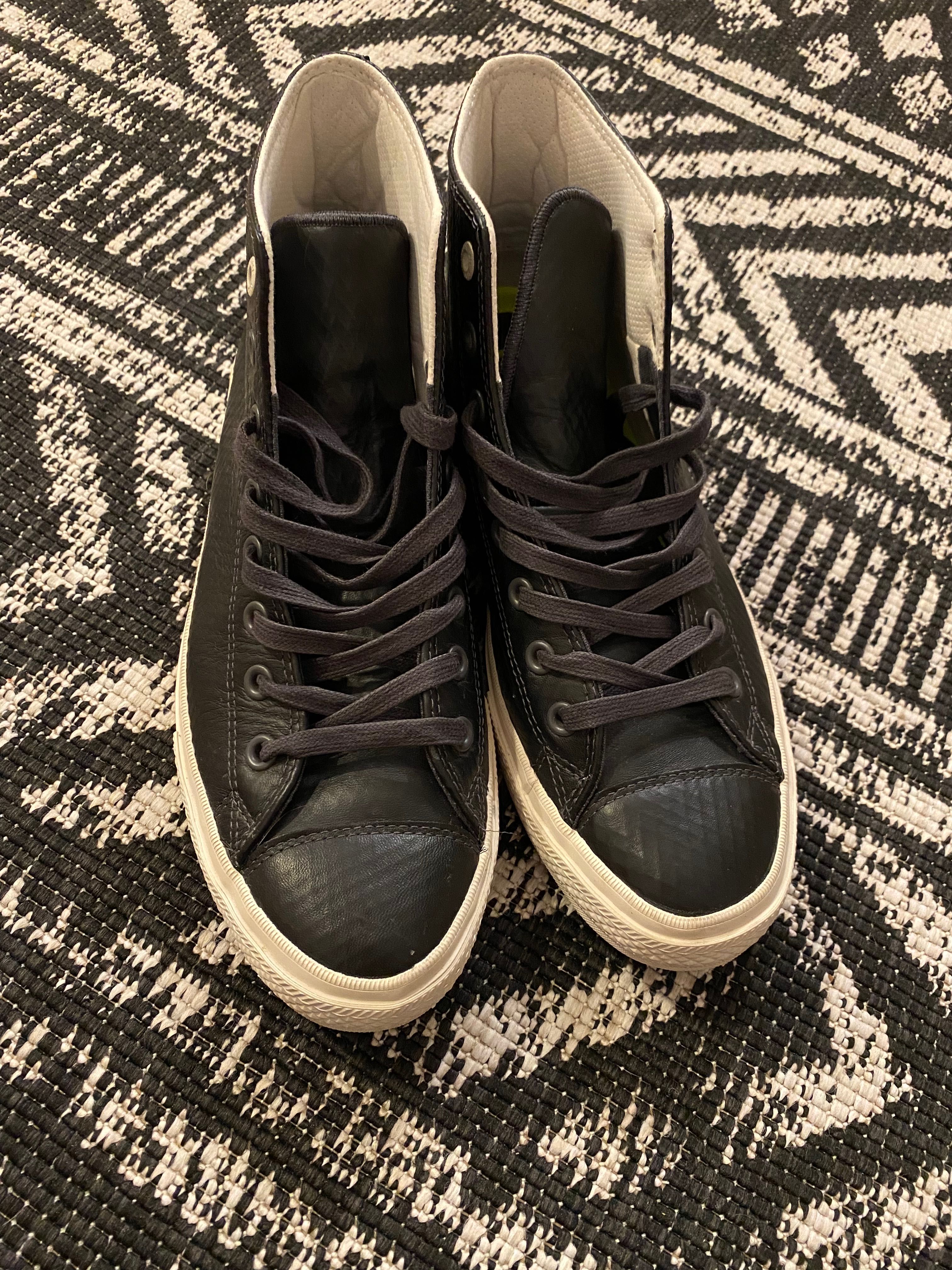 Vand Converse Negru piele nr 44