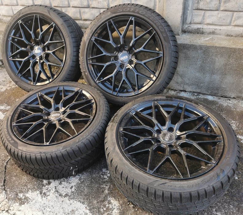 jante DOTZ (5x112) + anvelope iarna 245 40 R18 + senzori presiune