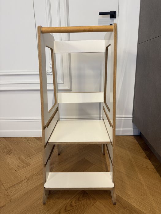 Learning tower- turn de catarare Meow Baby- alb