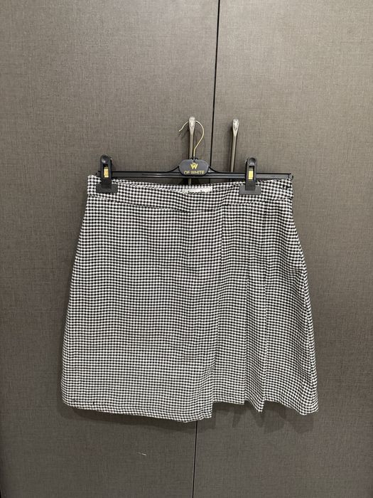 Юбка черно-белая