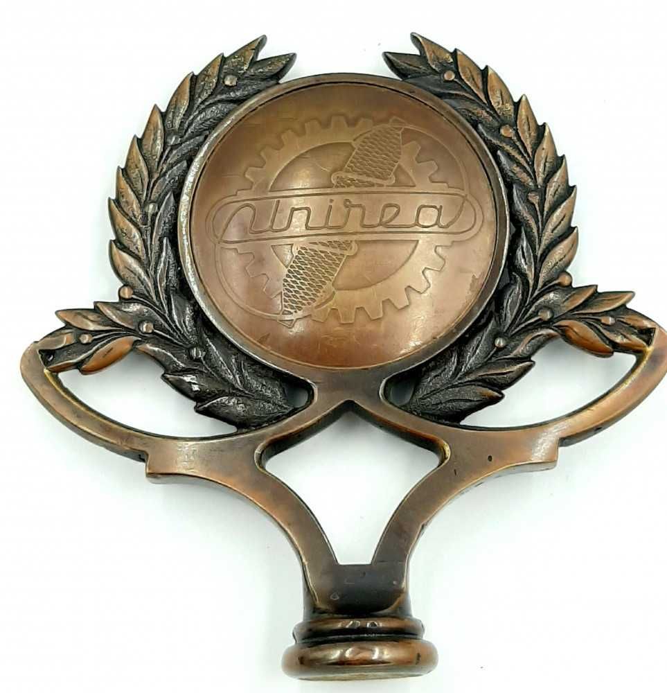 Unica emblema vintage  din bronz fabrica "UNIREA" Cluj comunista