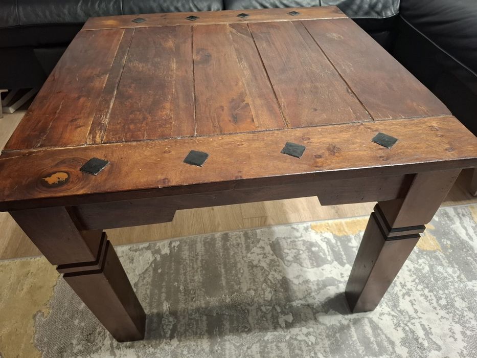 Măsuța cafea lemn masiv stil colonial