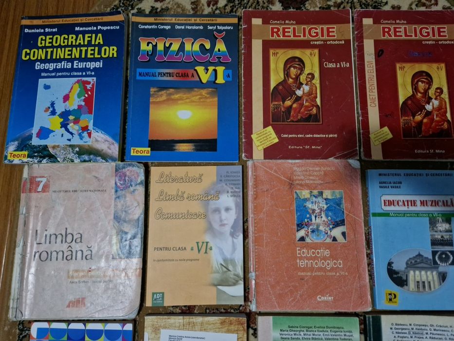 Manuale si culegerei pentru clasa a 4 a, a 5, 6, 7, 8 a - IV V VI VII