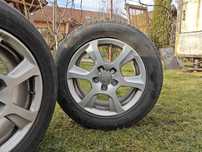 Jante originale Audi cu cauciucuri 225/55R16