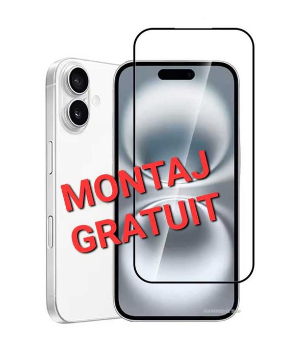 Folie de Sticla Full iPhone 16 . 17