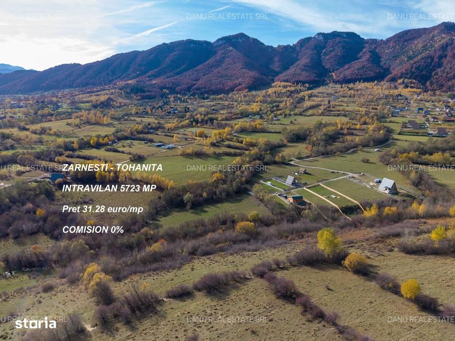 Comision0Teren intravilan 5723mp Zarnesti Tohanita-investitie - turism