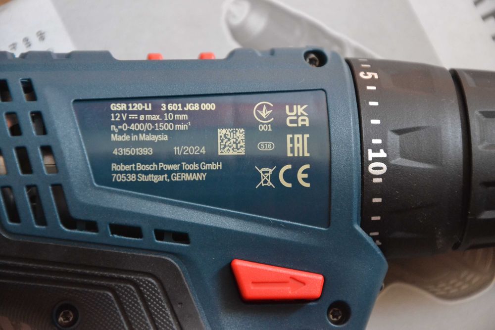 Нов, оригинален винтоверт Bosch GSR 120-LI, 12V