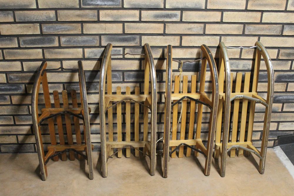 Sanii din lemn Davos pentru o persoana