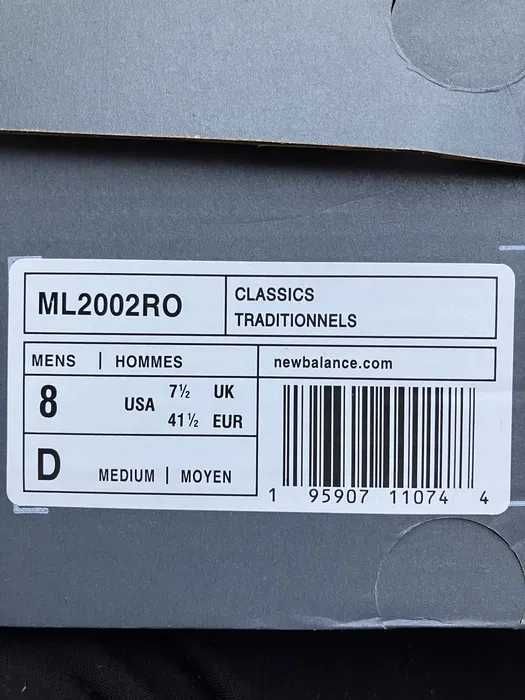 Женские кроссовки New Balance 2002RO! Новые в коробке! Оригинал NB!