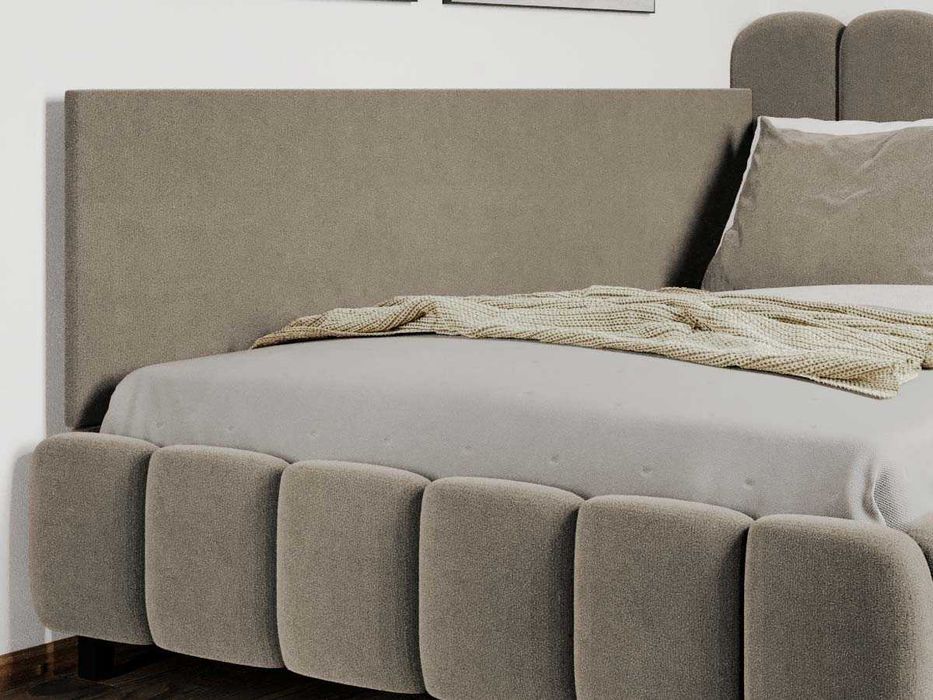 Pat Tapitat colt Bari Cappuccino Velluto 29 somiera rabatabila si lada