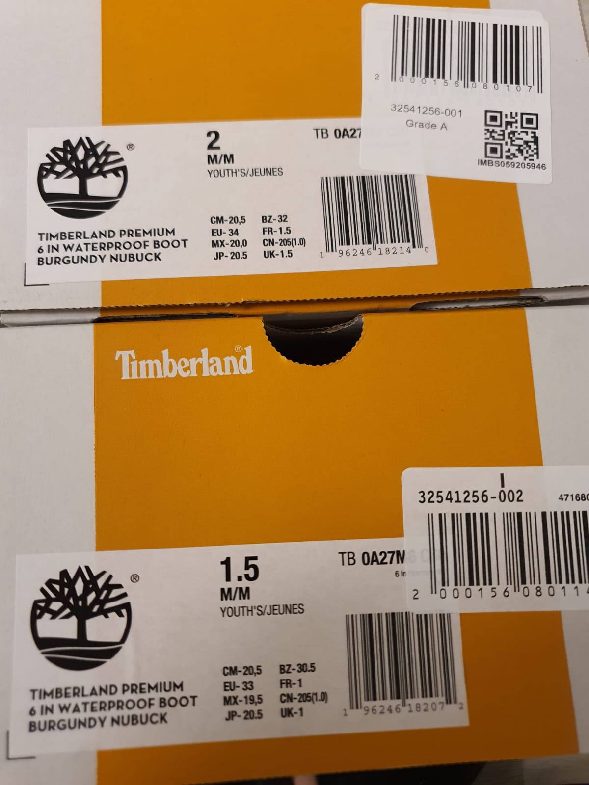 Ghete impermeabile Timberland mărimi 33 și 34