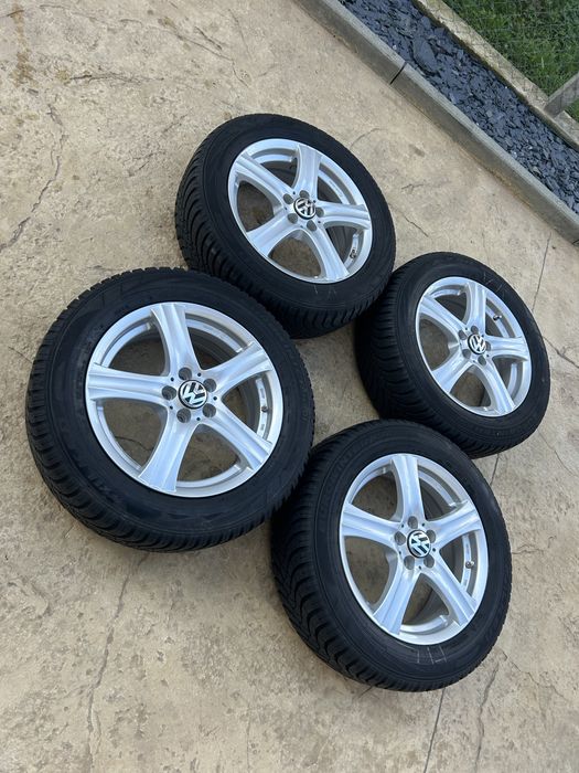 Roti jante aliaj R16 iarna 195 60 16, VW Polo