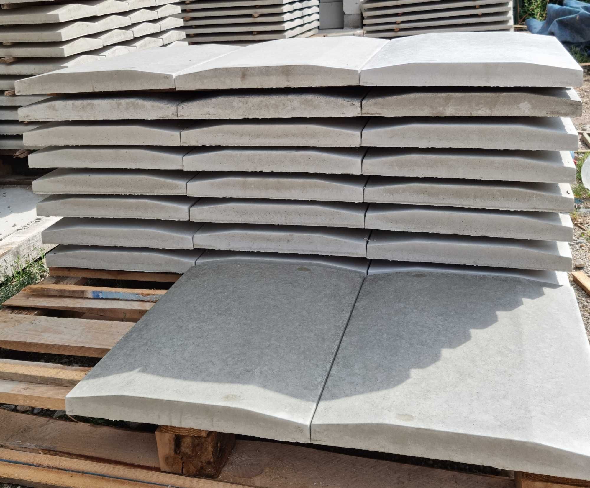 Capace stalpi de gard cu model sau simple (beton)