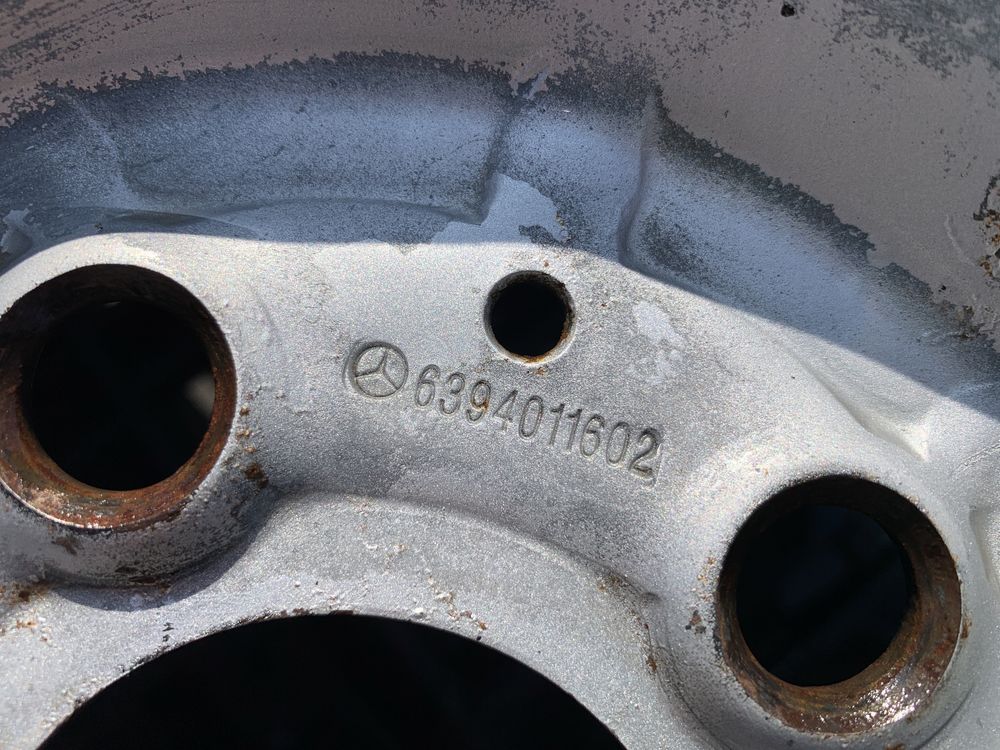 1бр.Оригинална железнa джантa 16цола 5x112 за Mercedes Vito(2004-2021)