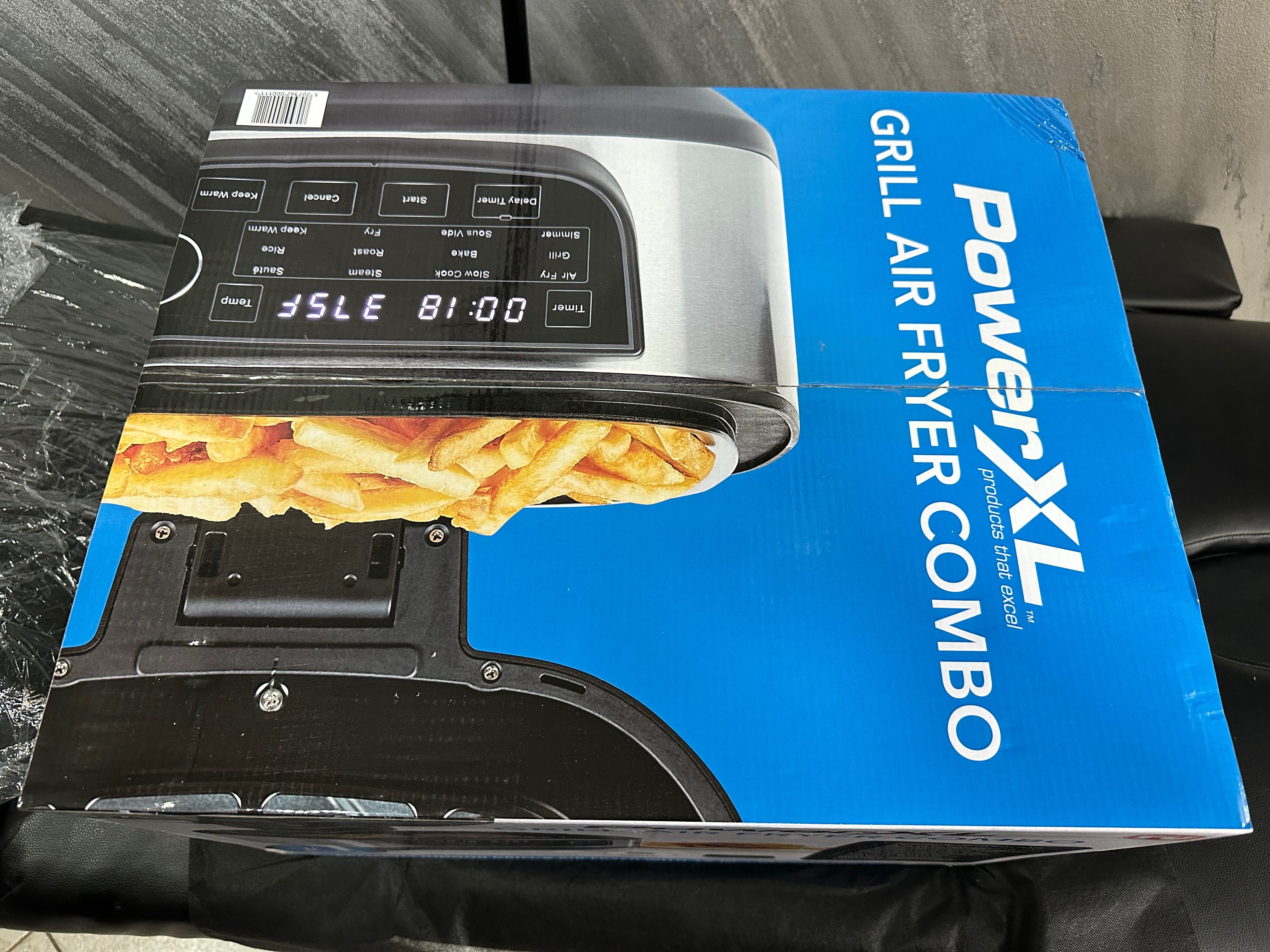 Air fryer grill combo