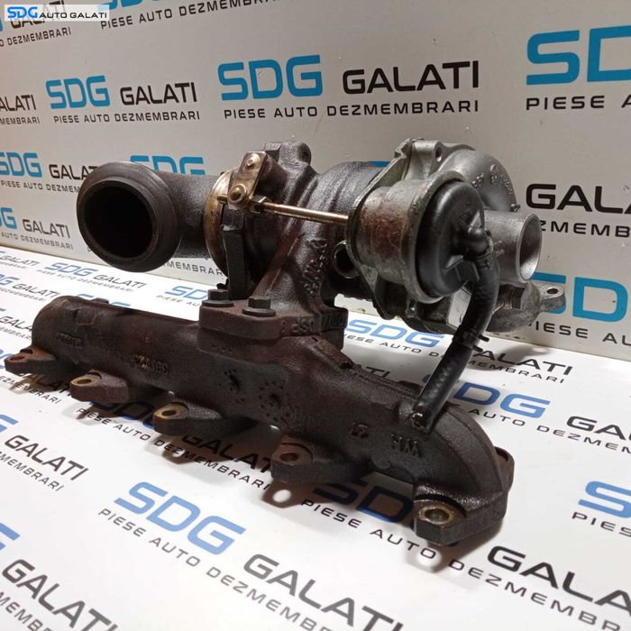 Turbo Turbina Turbosuflanta Peugeot 206 1.4 HDI 50 KW 2001 - 2012 Cod 54359710009 MF 50175454 01937 [274M6]