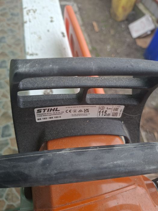 Motofierastrau STIHL MS 162, putere 1.6CP, lama 30cm