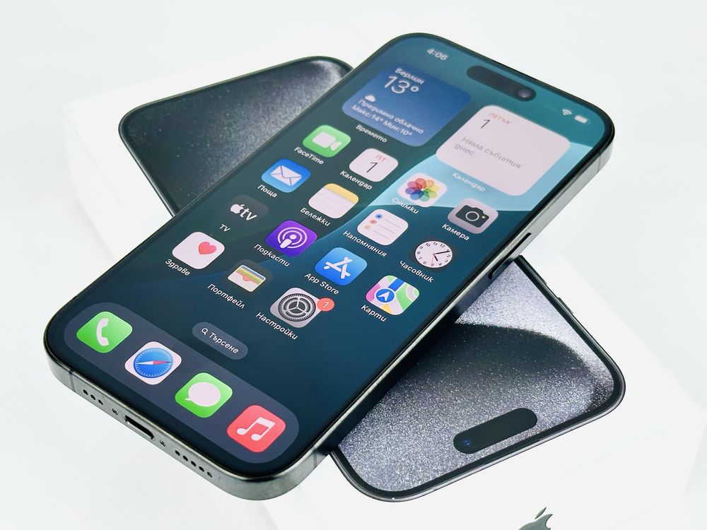 Apple iPhone 15 Pro 128GB Black Titanium 93% Батерия! Гаранция!
