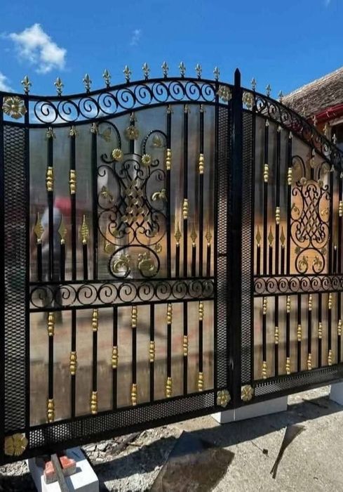 Porți garduri din fier forjat