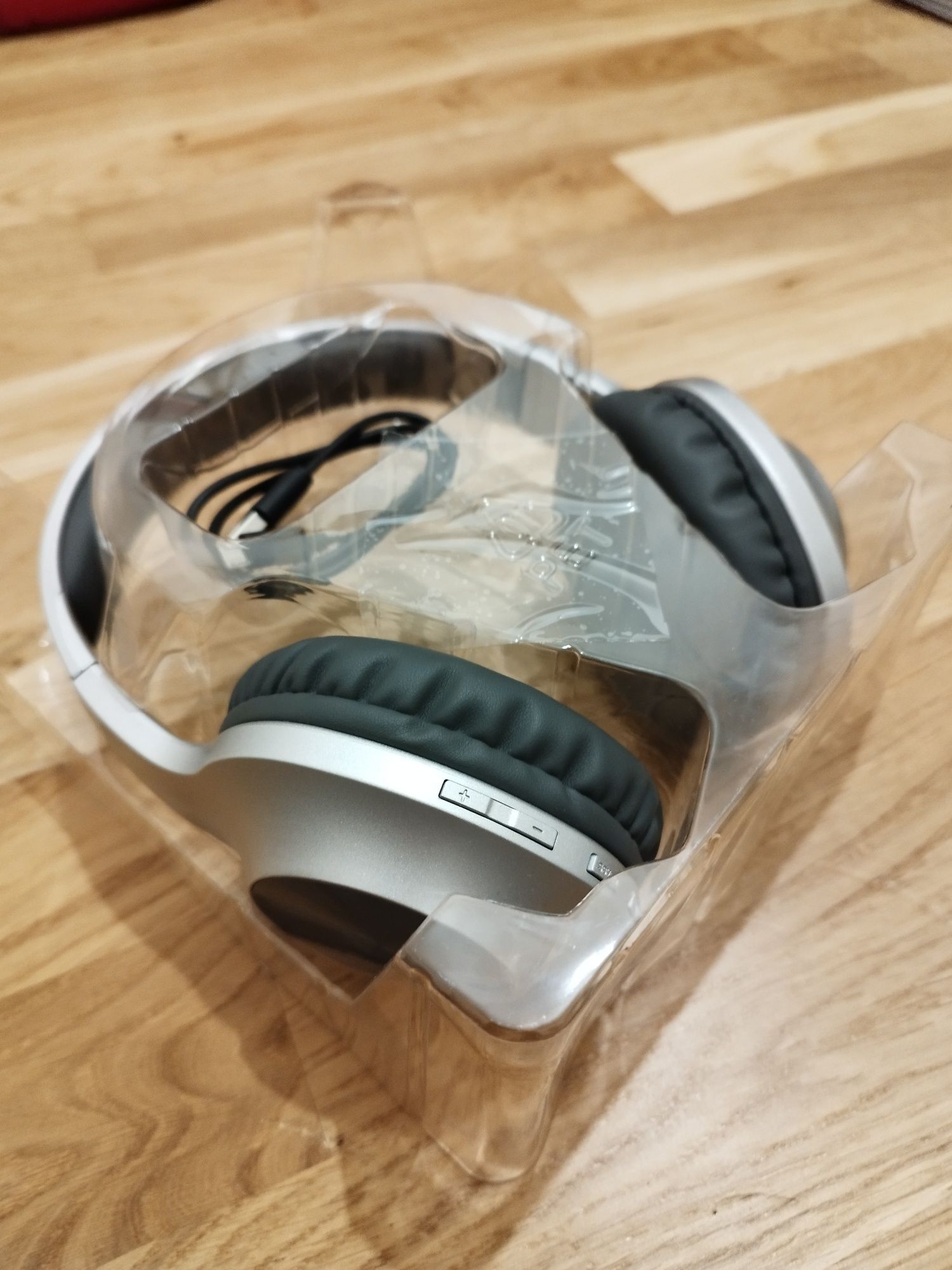 Безжични слушалки с микрофон Panasonic - RB-HX220B, сиви