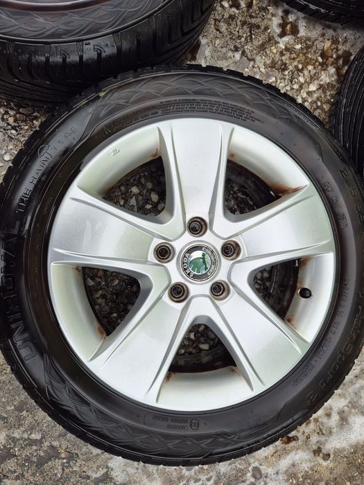 4бр алуминиеви джанти за Шкода октавия 2012г/ 6.5ж Х16/ет 50/5Х 112/