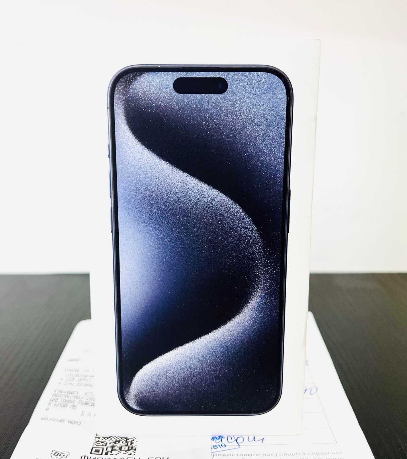 НОВ! Apple iPhone 15 Pro 256GB Black / Blue Titanium 2г. Гаранция