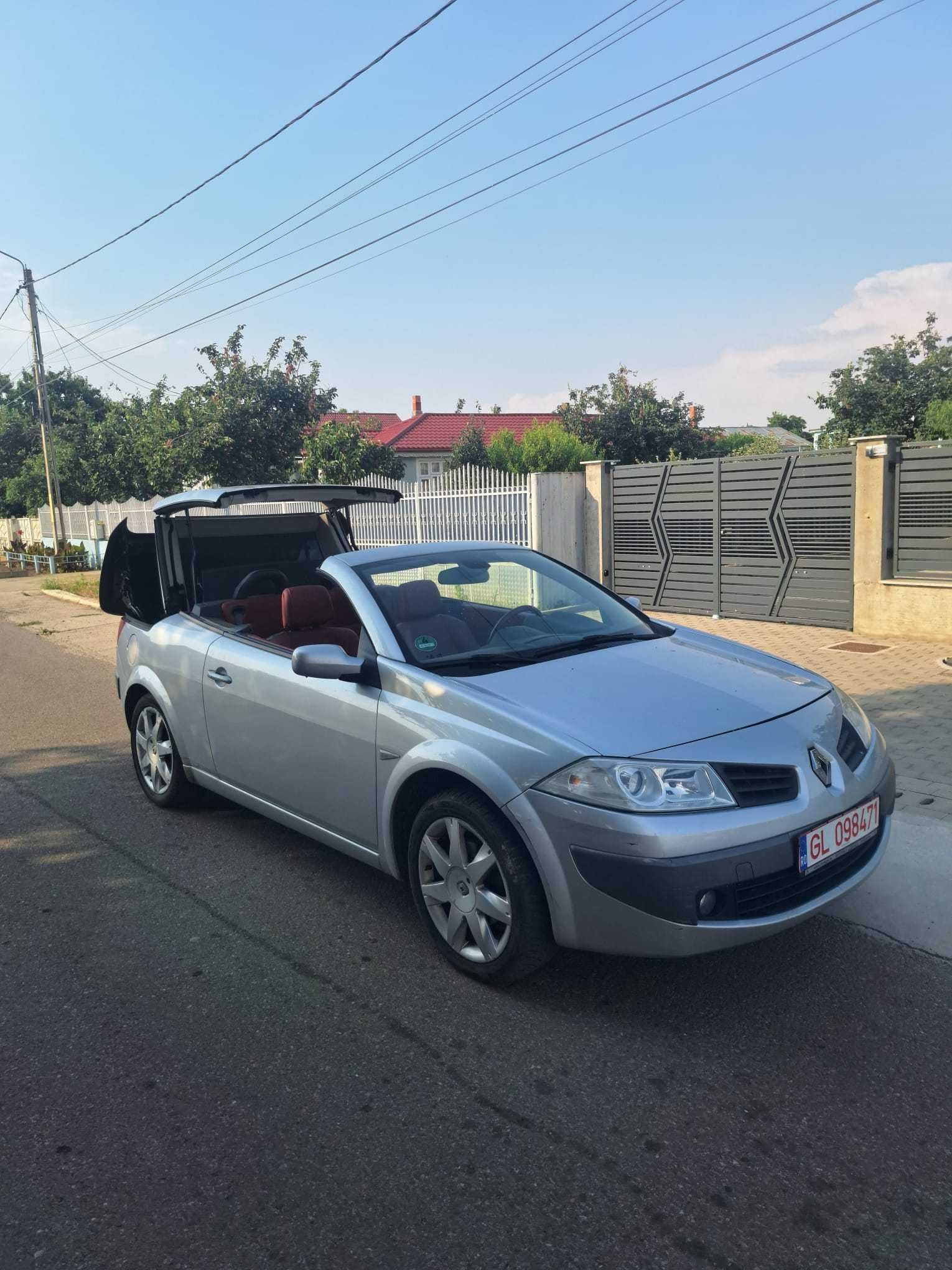 Renault Megane 2 cabrio decapotabila, 2006,  motor 2l + GPL fabrica