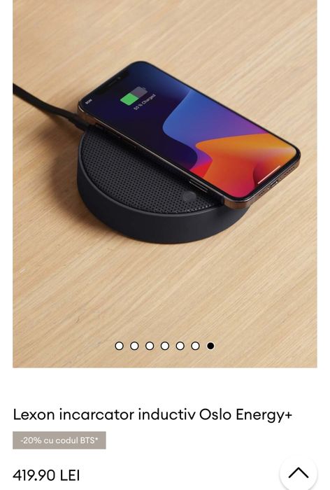 Lexon incarcator inductiv Oslo Energy+