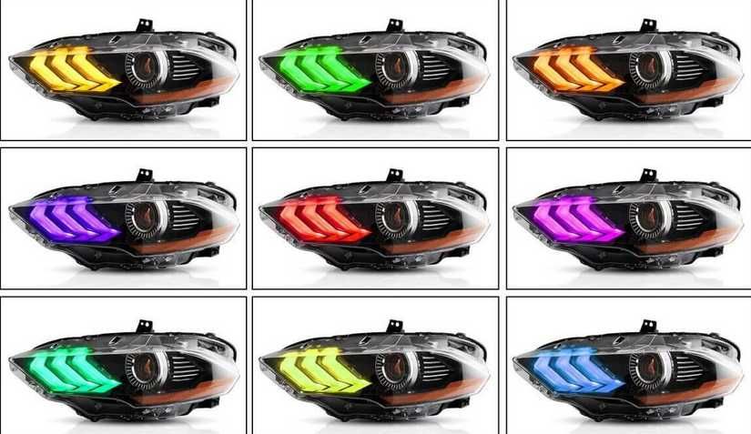 FORD MUSTANG RGB фарове 2018+